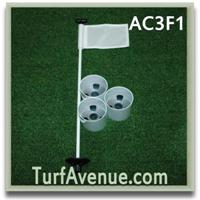 Aluminum cup (3) Flag (1)